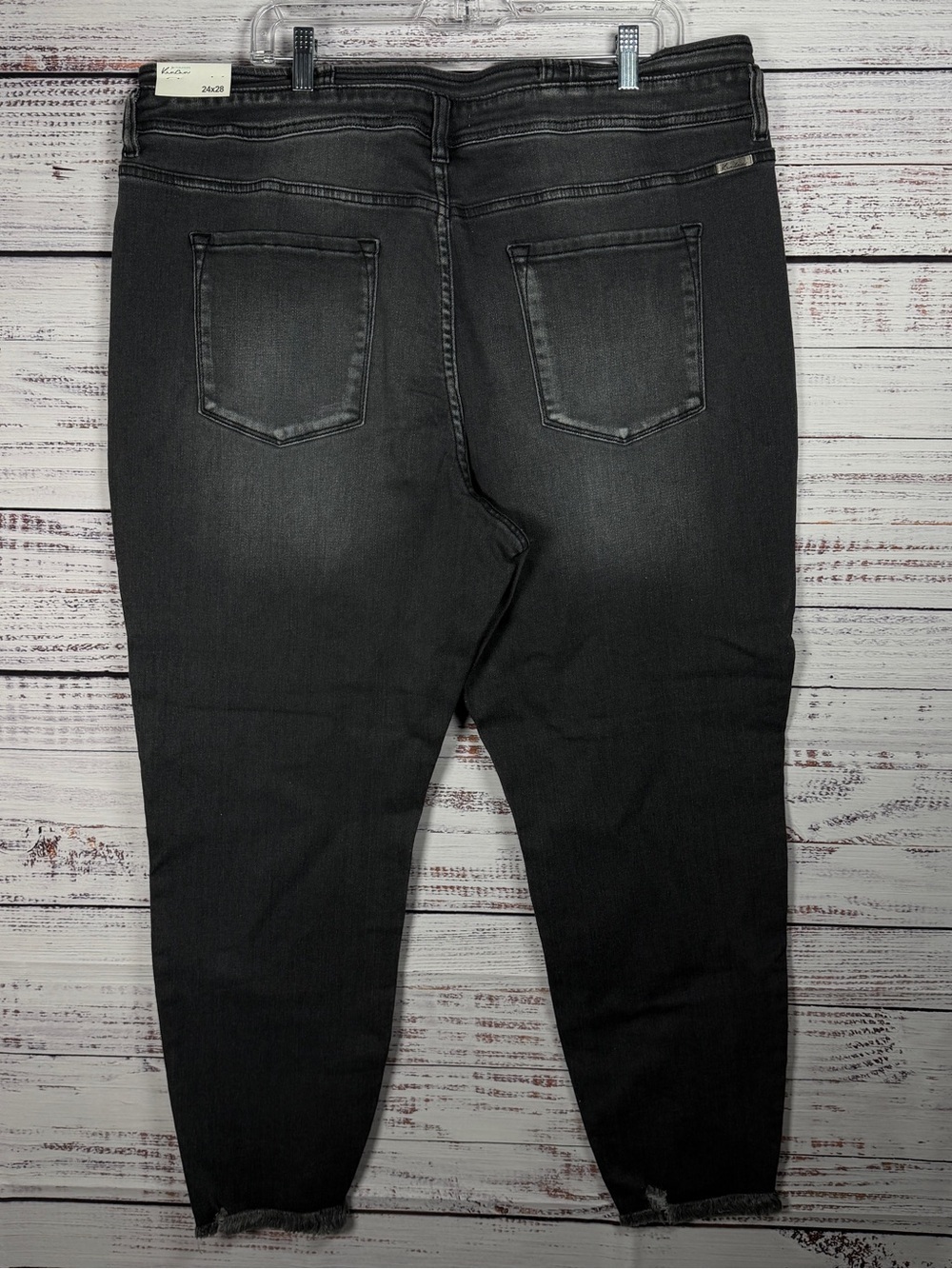 Plus Size KanCan™ Skinny High Rise Black Jean size 24W - Picture 3 of 9